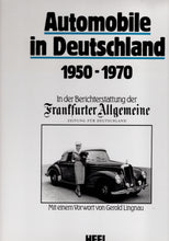 Load image into Gallery viewer, Automobile in Deutschland  1950 - 1970