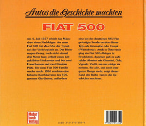 FIAT 500  .  Autos die Geschichte machten